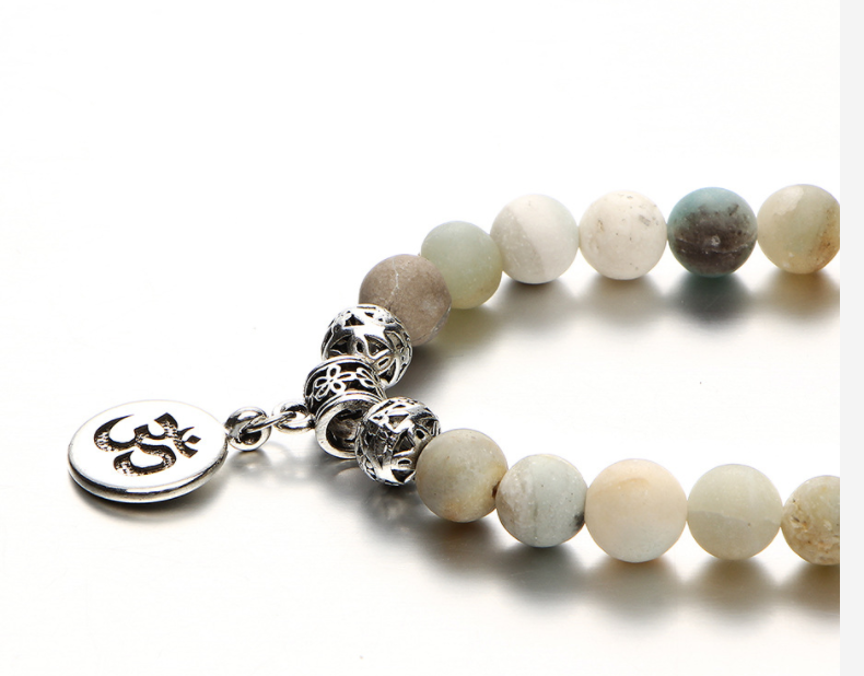 Natural  Color Yoga Bracelet Couple Type Bead Bracelet
