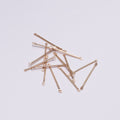 Double Hole Link Rod Cylindrical Ear Post Earrings Jewelry Accessories