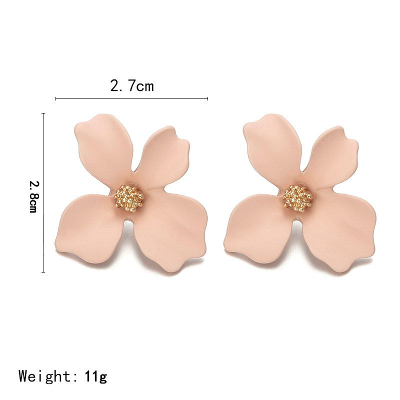 Small Fresh Earrings Super Fairy Flower Earrings Temperament And Beautiful Earrings