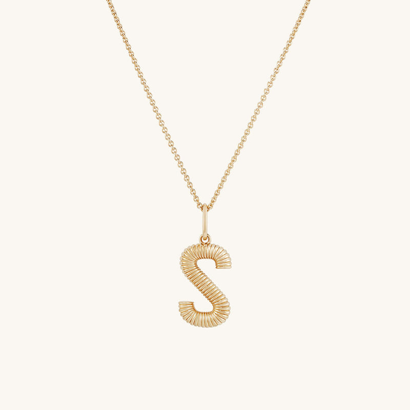 Personalized Simple Letter Necklace Fashion Creative Pattern Gold 26 Letter