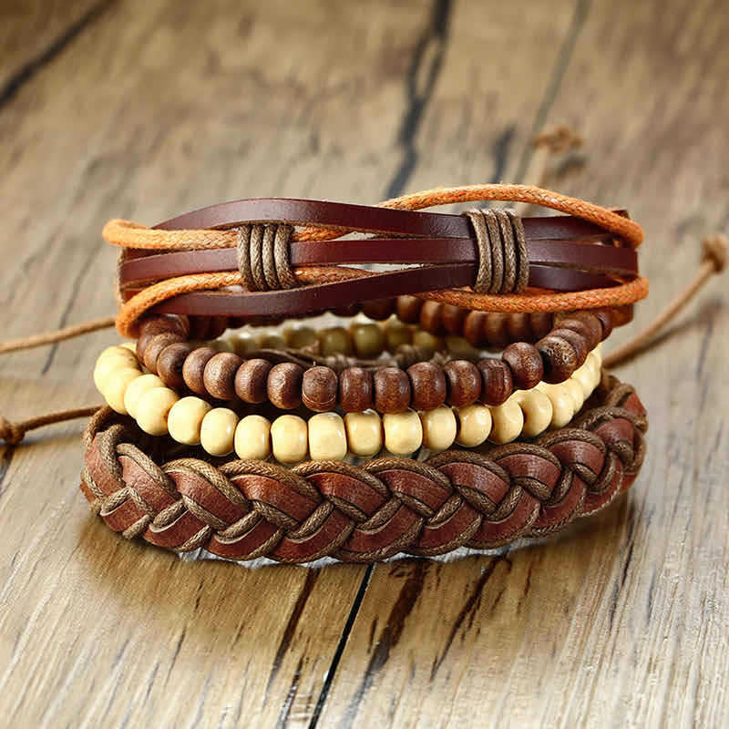 Men's Cowhide Leather Bracelet