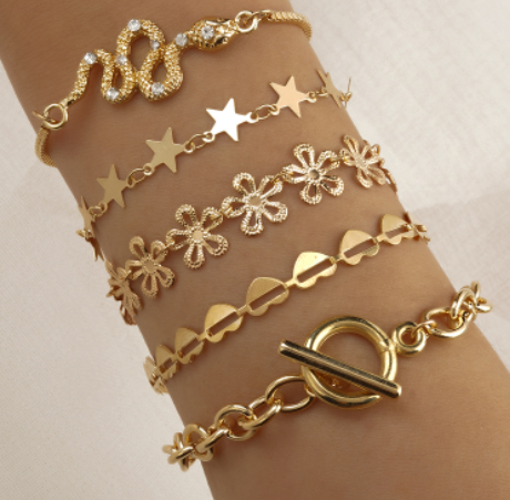 European And American Hot Selling New Multi-piece Bracelet