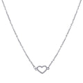 Creative Simple Temperament Women's Jewelry Love Pendant Diamond-studded Necklace