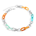 Women's Colored Resin Short Necklace