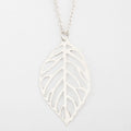 Retro Forest Metal Colorful Hollow Tree Leaf Necklace