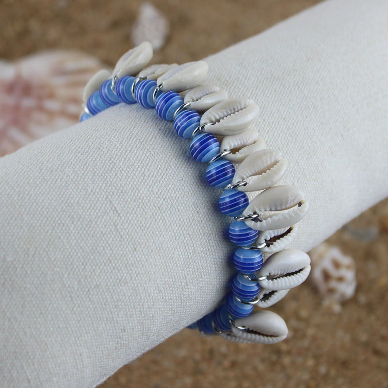 Stylish Simple Boho Beach Natural Shell Bracelet