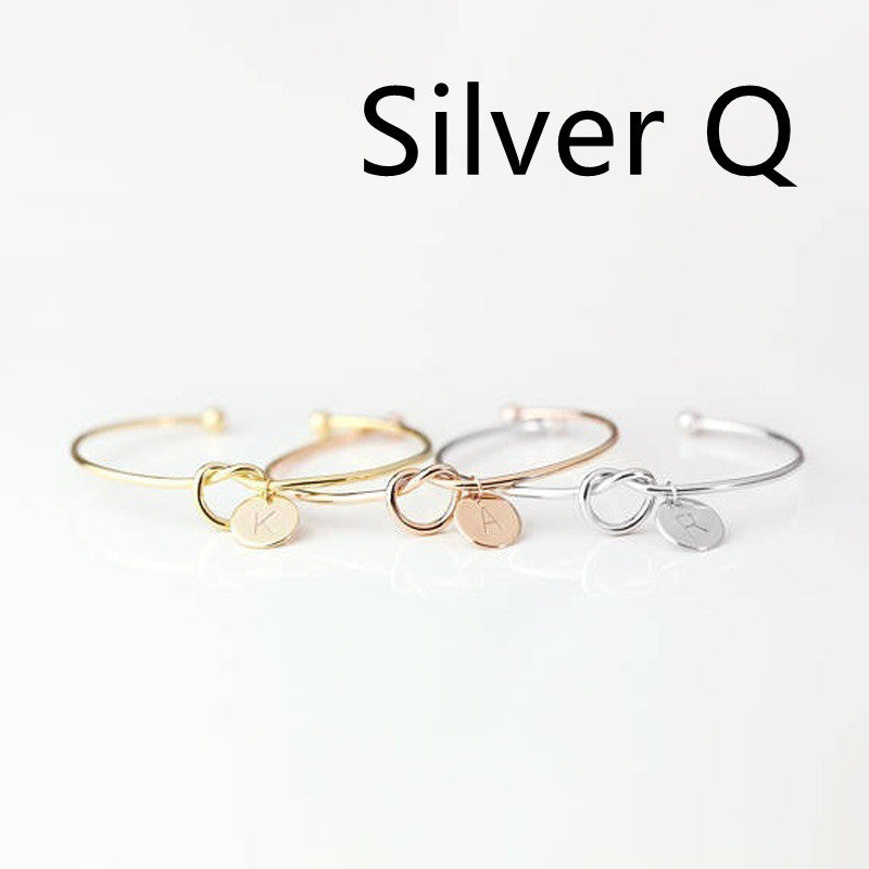 European And American Fashion Dead Knot Letter Bracelet