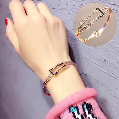 Geometric Pattern Bracelet Korean Fashion All-match Student Bracelet