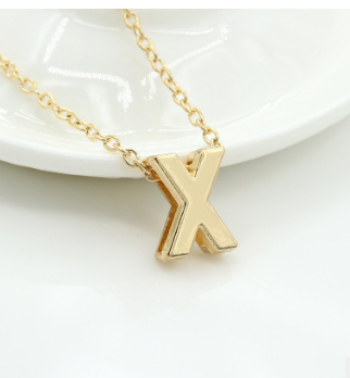 Fashion accessories with 26 letter necklaces Korean version of the clavicle chain