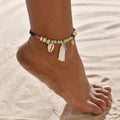 Acrylic beaded anklet