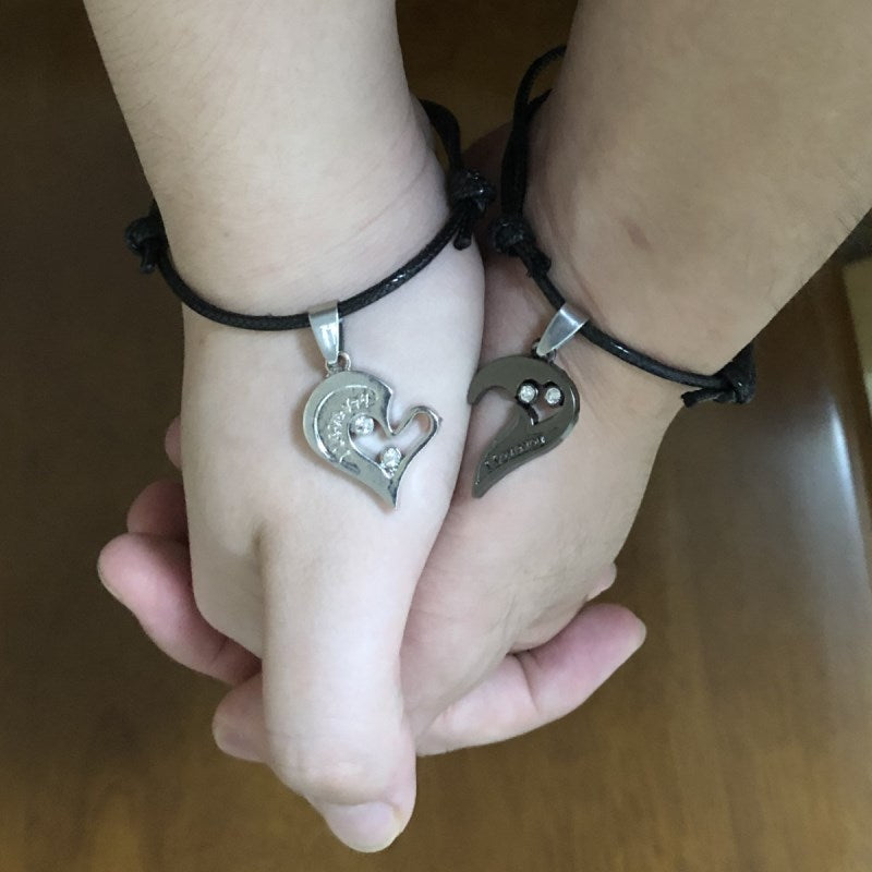 Love lock bracelet jewelry