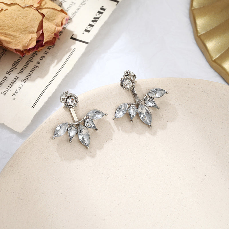 Fashion Jewelry Cute Cherry Blossoms Flower Stud Earrings For Women Cute Jewelry Several Peach Blossoms Earrings
