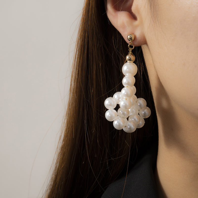 Fashion Baroque Pearl Earrings Retro