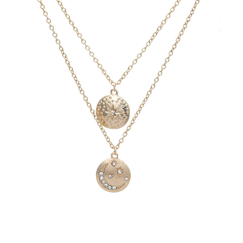 New  Xingyue Tonghui Pendant Two Layer Necklace