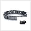 Stainless steel black steel bracelet