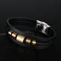 Cowhide Men's Bracelet Hand-Woven Multi-Layer Leather Bracelet Jewelry