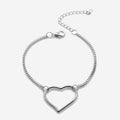 Alloy Peach Heart Bracelet