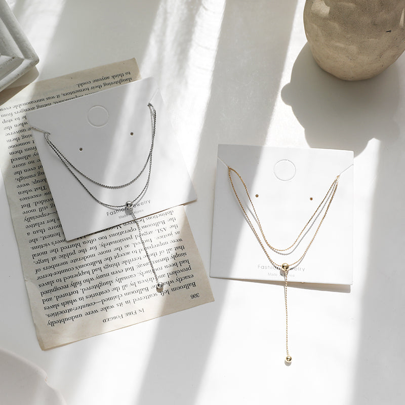 Simple neck jewelry necklace