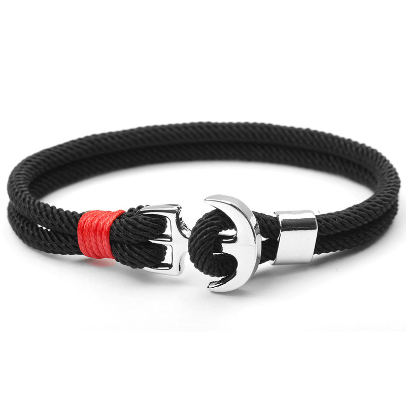 Couple natal year hand rope anchor bracelet