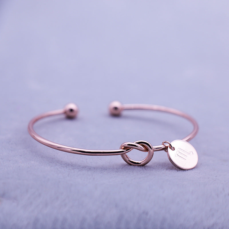 Twelve Constellation Couple Bracelet