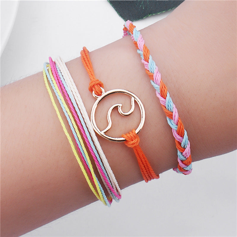 Alloy Wave Color Female Bracelet