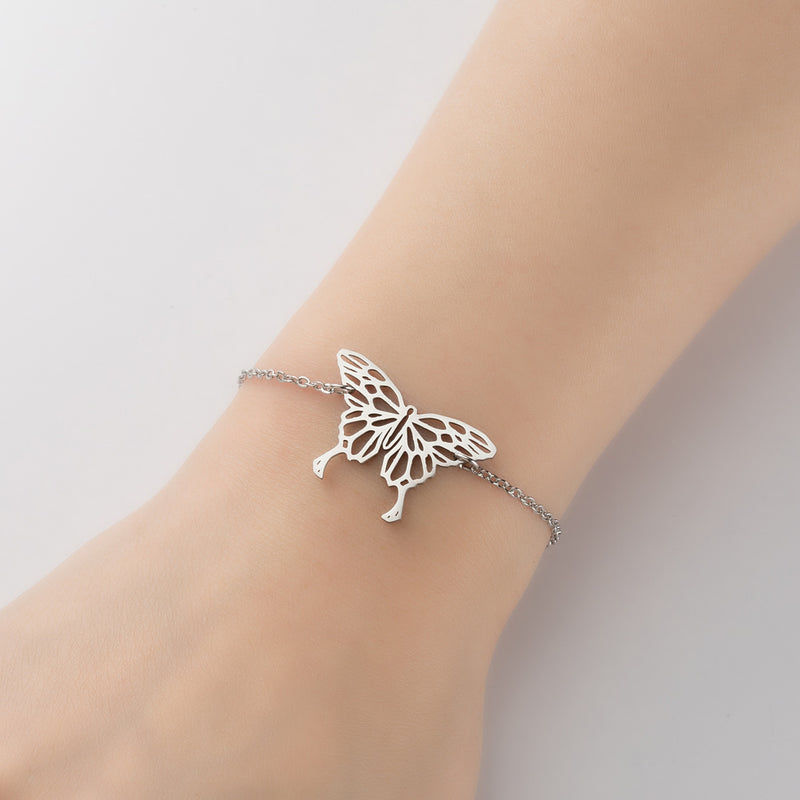 Light Luxury Animal Bracelet Ins Butterfly Bird Crown Lion