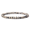 4mm Natural Agate Stone Beads Energy Charm Bracelet For Women