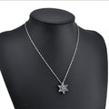 Zircon Snowflake Necklace Pendant