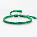 Ethnic Style,  Hand-woven Red Knots Rope Bracelet