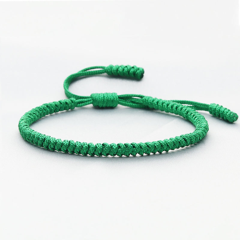 Ethnic Style,  Hand-woven Red Knots Rope Bracelet