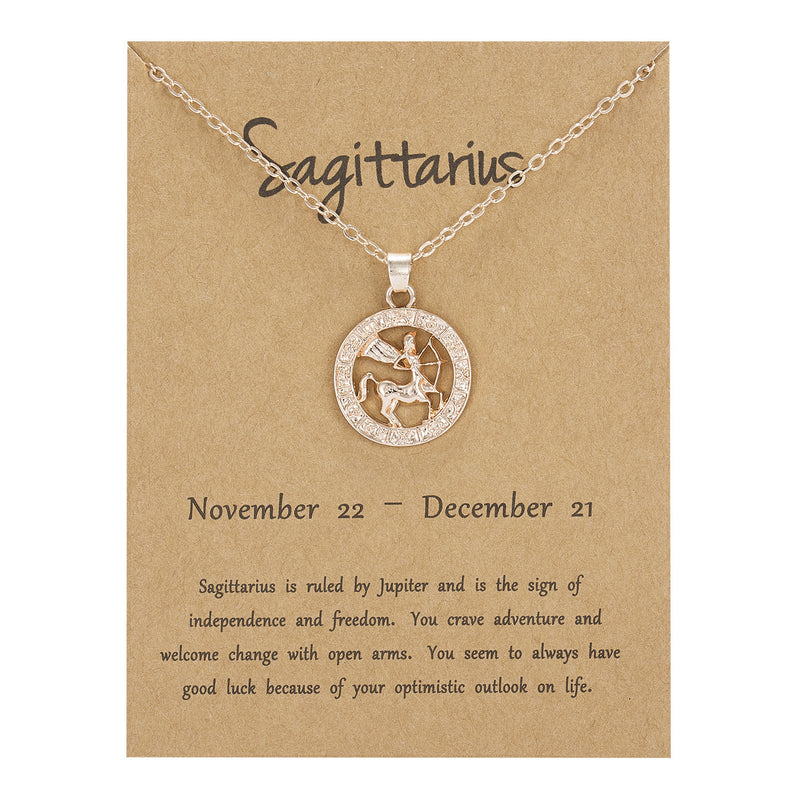 Rose Gold Round Cutout Animal Edition Twelve Constellation