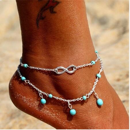 Pineapple Pendant Anklet Beads 2021 Summer Beach Foot Jewelry Fashion Style Anklet