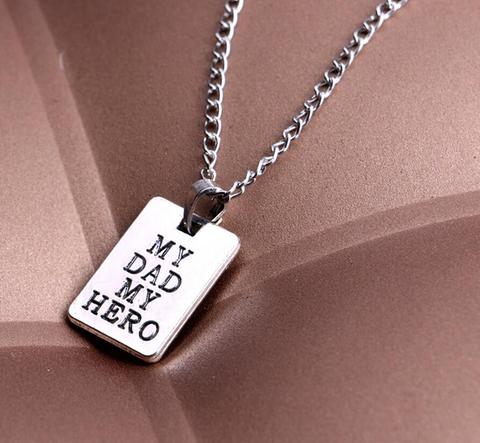 FREE My Dad My Hero Necklace