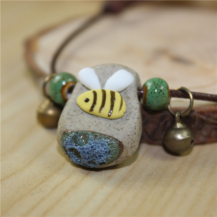 National style jewelry bee Necklace