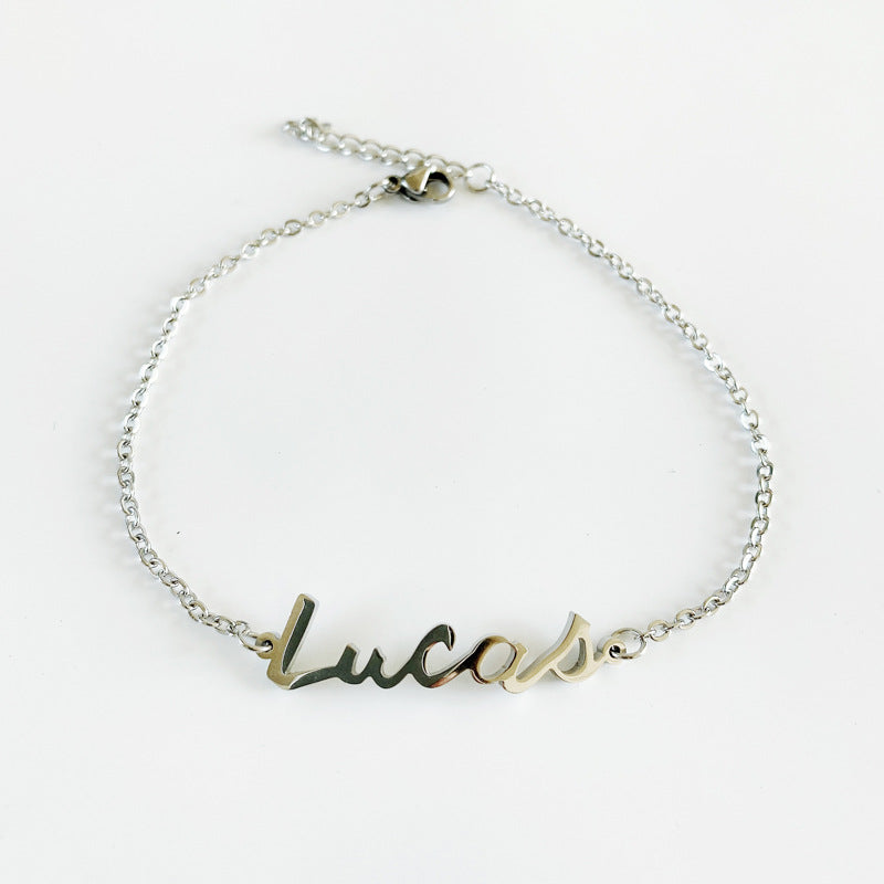 K-POP NCT Member Signature Letter Bracelet