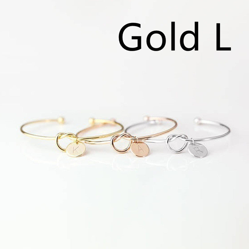European And American Fashion Dead Knot Letter Bracelet