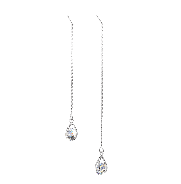 Water droplet tassel asymmetric ear line