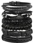 Vintage Men's Leather Bracelet European And American Woven Suit Carrying Strap