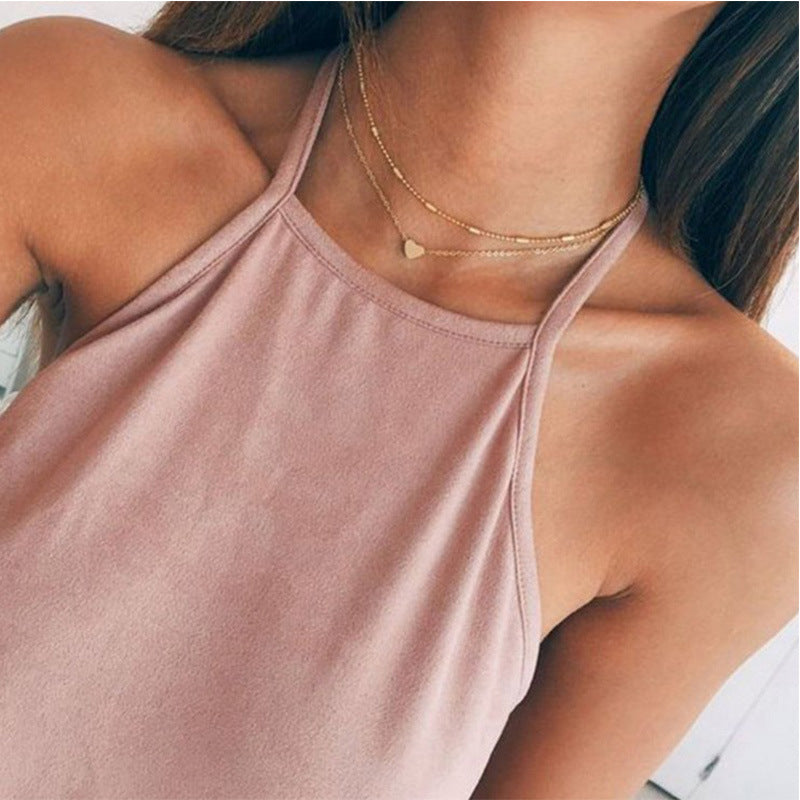 Clavicle chain short necklace pendant sweater chain