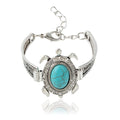 Turtle vintage turquoise bracelet