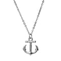 Anchor-shaped cross alloy ladies necklace