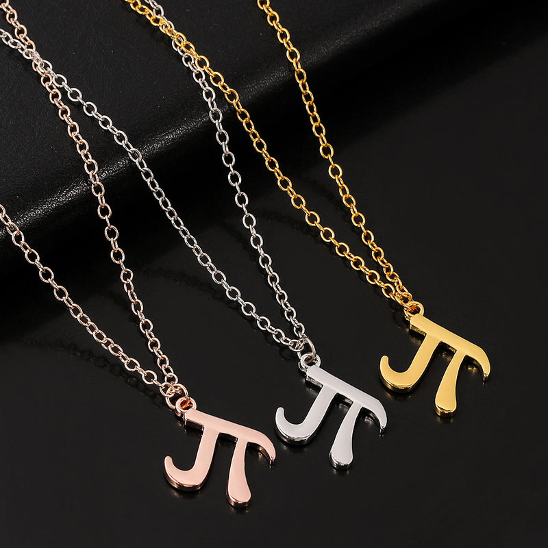 Creative Jewelry Math Pi 3.14 Letters N Necklace