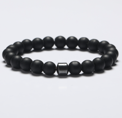 Turquoise Tiger's Eye Map Stone Malachite 8mm Men's And Women's Bracelet