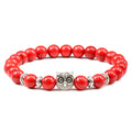 Turquoise Beaded Owl Yoga Bracelet
