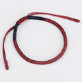New Handmade Woven Jin Gang Knot Bracelet Stitching Color Red Hand Strap Women's Red Rope Bracelet