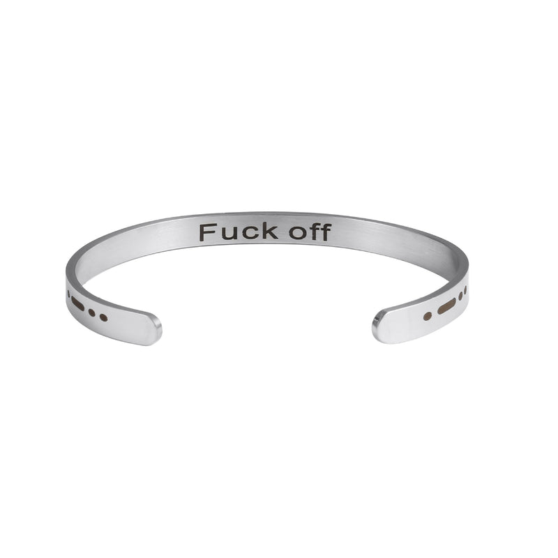 Euramerican Morse Password Letter Bracelet New