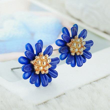 Creative Sweet Little Daisy Alloy Earrings