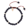 6MM Imitation Natural Stone Tiger Eye Blue Sandstone Bracelet Braided Bracelet