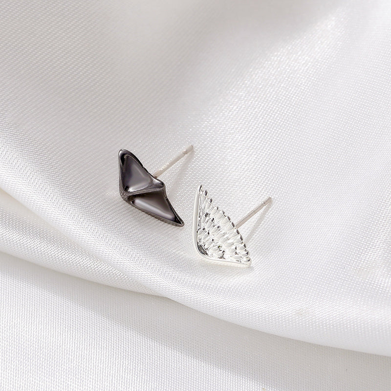 Niche Design Angel And Devil Ear Studs Ins Style