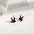 Silver Needle Korean Minimalist Style Exquisite Cute Bunny Earrings